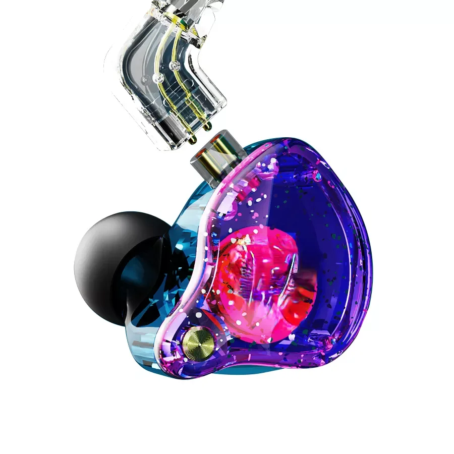 

LY Pro EDX Pro 1DD Dynamic HIFI Bass Earbuds In Ear Monitor Sport Noise Cancelling Headset ZST X