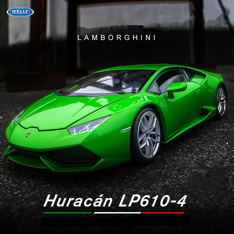 

WELLY 1:24 Lamborghini хуракан LP610-4 сплав спортивная модель автомобиля Diecasts Металл Модель гоночной машины коллекция моделирования детские игрушки подарки