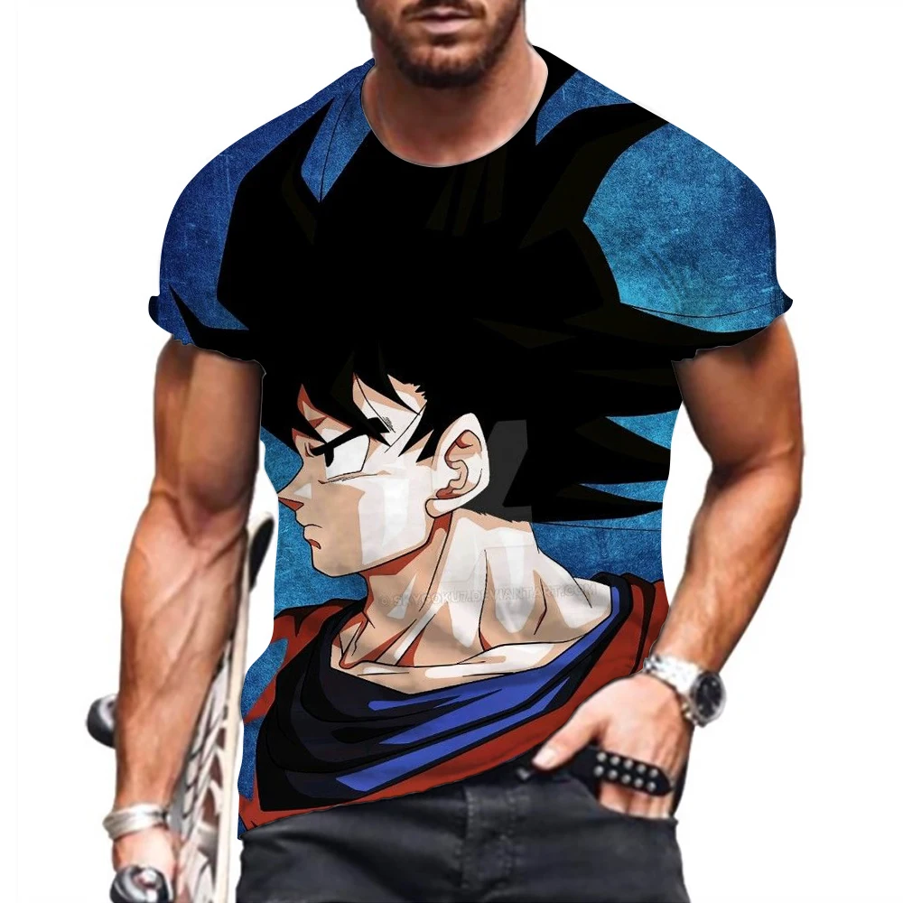 

Экзотическая одежда Dragon Ball Z, высококачественные блузки, футболка Super Saiyan с аниме, топы для пар, уличная мужская одежда в стиле хип-хоп с принт...