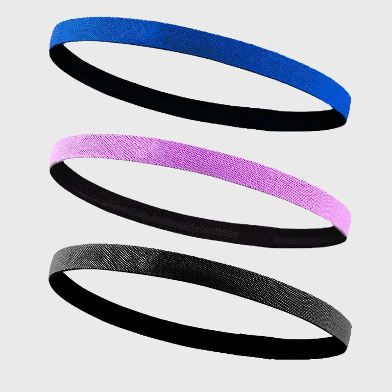 1Pcs Vrouwen Mannen Kleur Outdoor Hoofdband Elastische Sport Hoofdband Yoga Running Fitness Fietsen Hoofdband Anti-transpirant