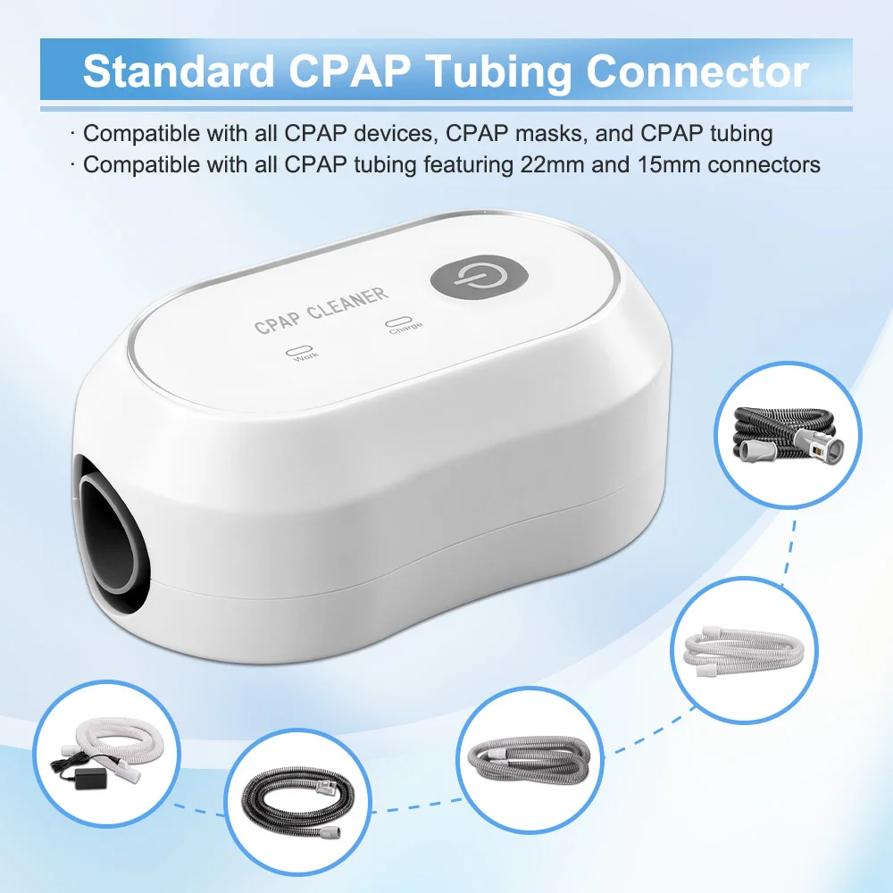 Фото Озонатор для очистки и дезинфекции CPAP-устройств: портативный бытовой стерилизатор для масок, трубок и шлангов CPAP/BiPAP-аппаратов №4