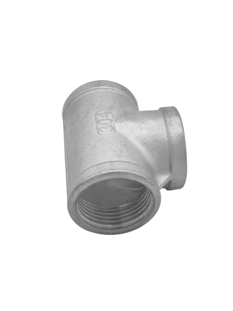 SS304 Stainless Steel Female Threaded 3 Way Tee T Pipe Fitting 1/8" 1/4" 3/8" 1/2" 3/4" 1" 1-1/4" 1-1/2" 2" BSP Threaded images - 6