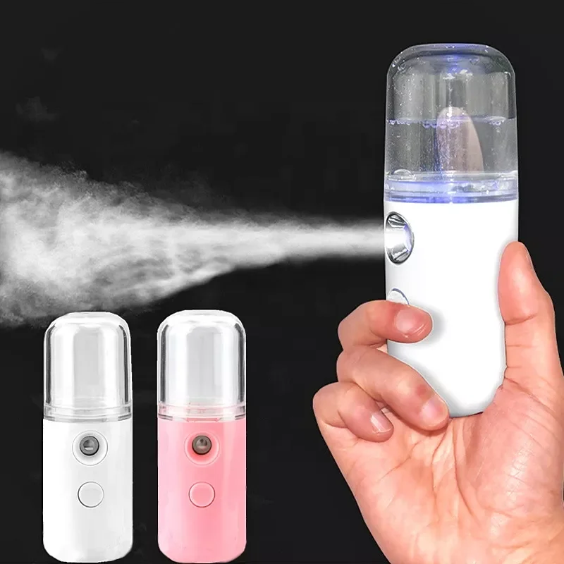 

Portable Rechargeable Small Wireless Nano Personal Face Sprayer Cool Mist Maker Fogger Humidifier