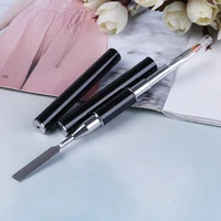 1pc dual ended nail art acrylic uv gel extension builder flower painting pen brush uv gel remover spatula stick manicure tool