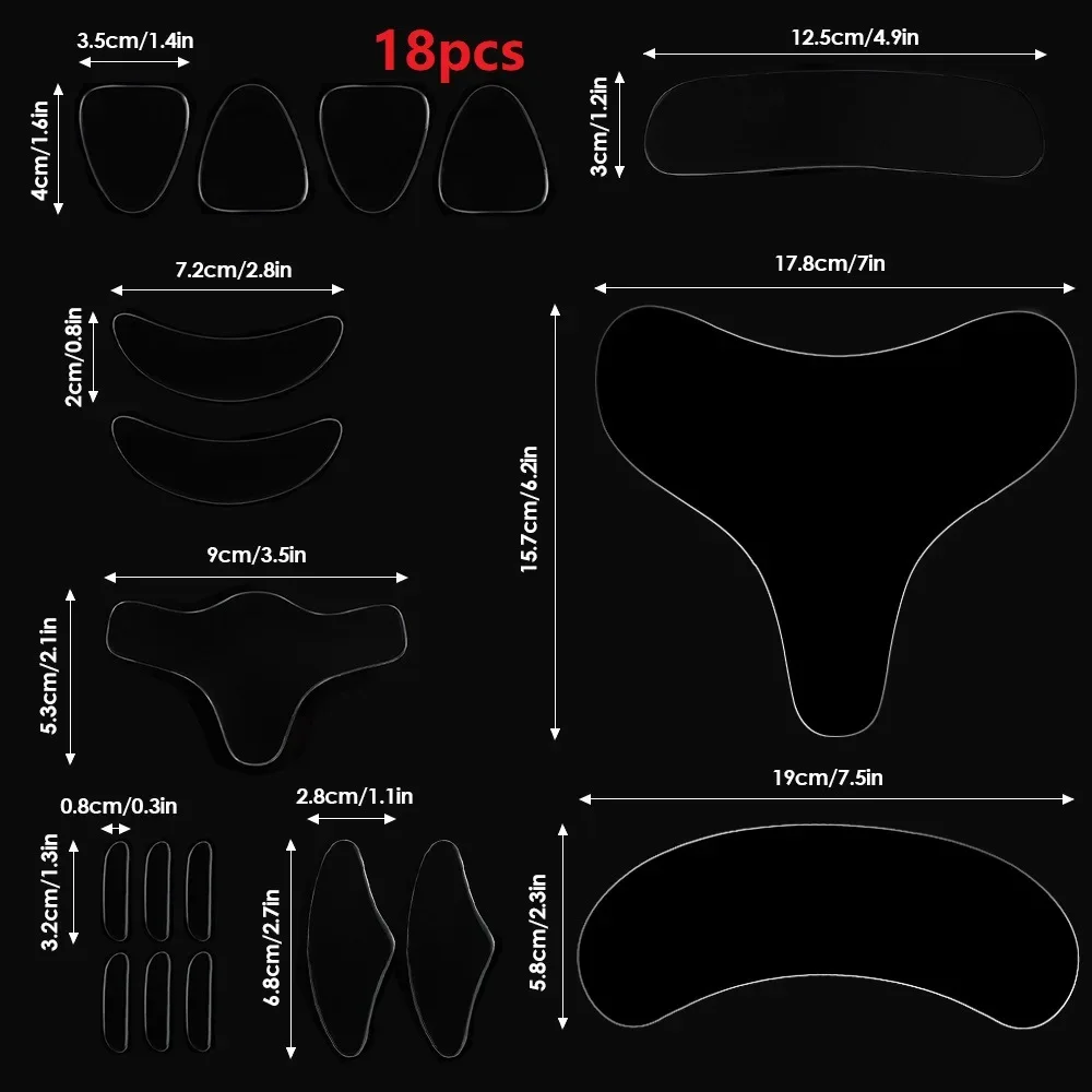 18 шт./набор многоразовые подушечки против морщин