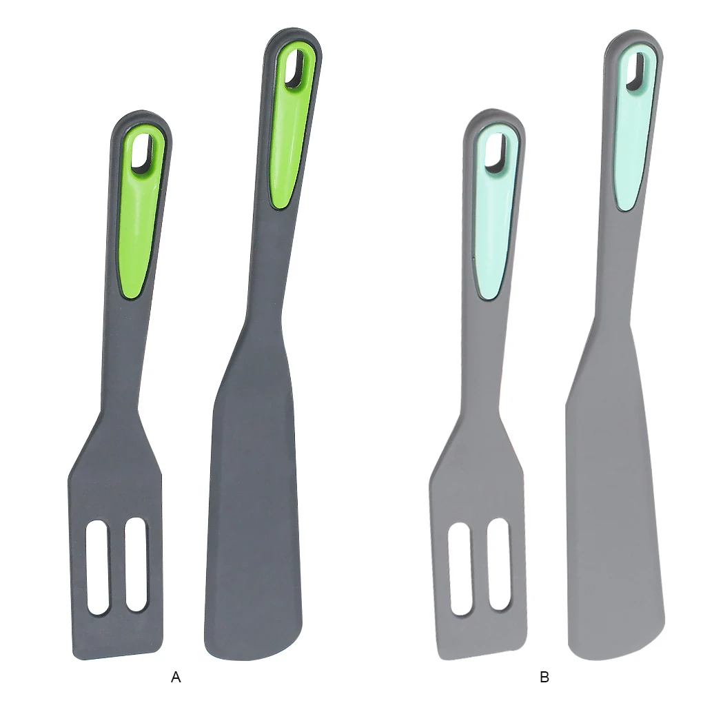

2 шт., антипригарные силиконовые лопатки для приготовления пищи