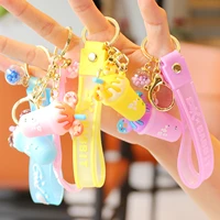 cute 3d simulation ice cream keyrings girls lovely keychains personality gifts cute purse decorations cartoon keychain in stock