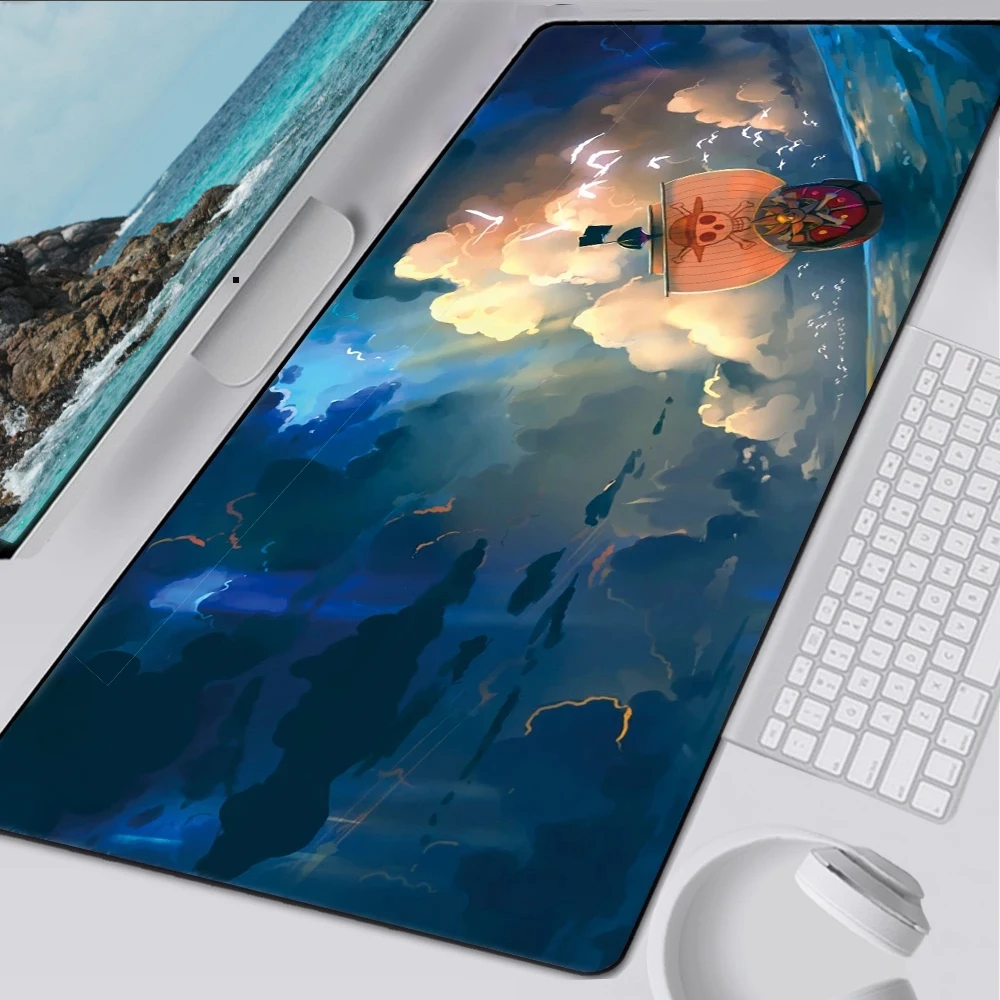 

One Piece Cartoon Mouse Pad Anime Notbook Computer XL Mousepad Overlock Edge Big Gaming Gamer to Laptop Speed Keyboard Mouse Mat