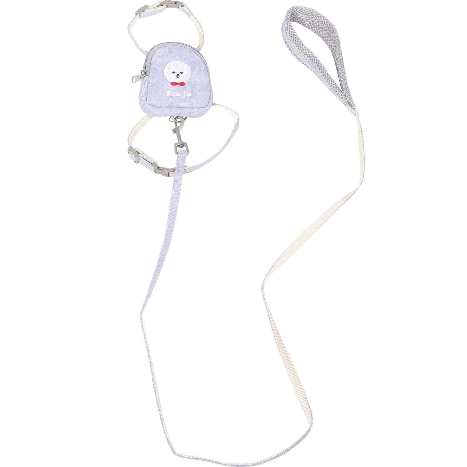 

1 Set of Cute Cat Harness and Leash Adjustable Cat Harness Leash with Backpack for Walking Running