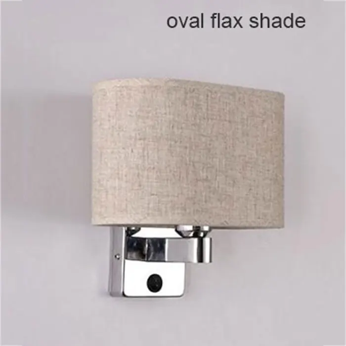 

Настенный светильник GY, металлический, тканевый, E27