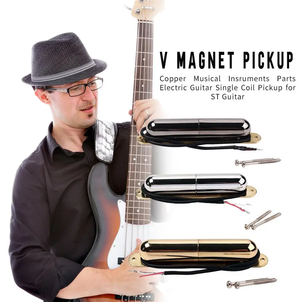 

New Durable Pickup Alnico Copper Musical Insruments Parts Electric Guitar Single Coil Pickup for ST Guitar Maintenance