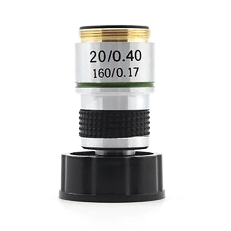 

New-185 Microscope Objective 20X Achromatic Objective Biological Microscope Parts Accessories
