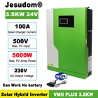 Инвертор солнечной гибридной с MPPT SCC широкий диапазон входного напряжения 120V-450Vdc 100A 24V инвертор чистой синусоиды