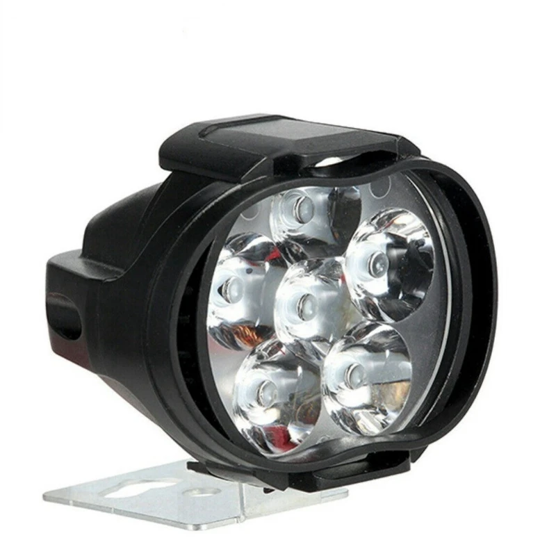 

1/2 LED Auxiliary Headlights for Motorcycles Spotlights for Electric Cars and Bicycles 6 LED Auxiliary Lights