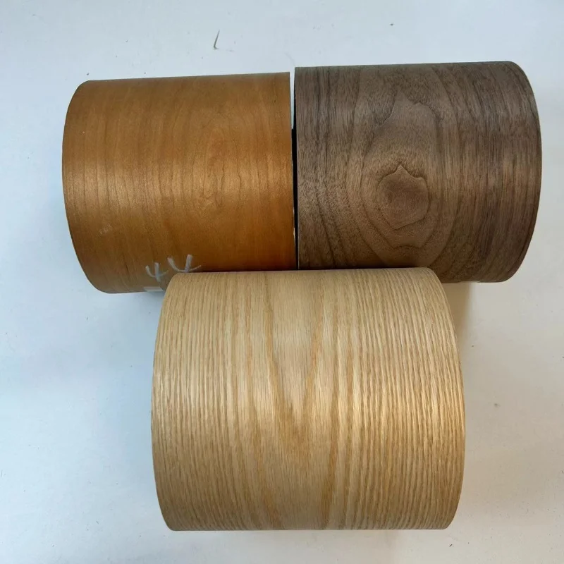 Шпон для украшения гардероба 17x250см T0 25мм дубовый шпон Натуральный черного ореха