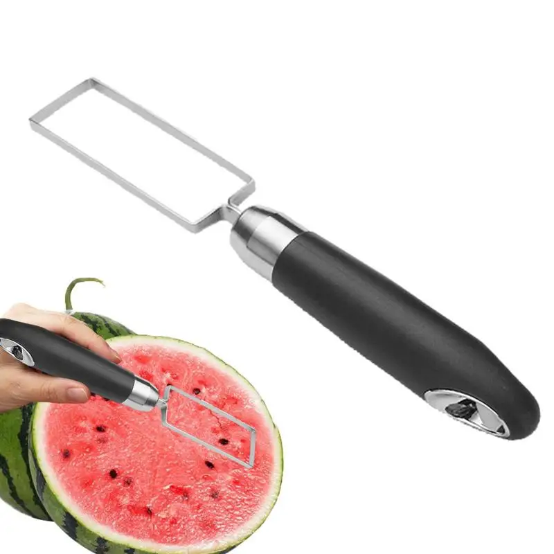 

Watermelon Cutter Slicer Tool Melon Cutter Stainless Steel Cube Cutter Safe Fruit Cutter Tools Kitchen Gadgets Portable Camping