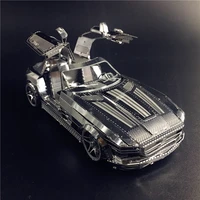 diy 3d metal model kit butterfly wing sports car assembly model laser cut model puzzle kids toys gift for adult home decoration