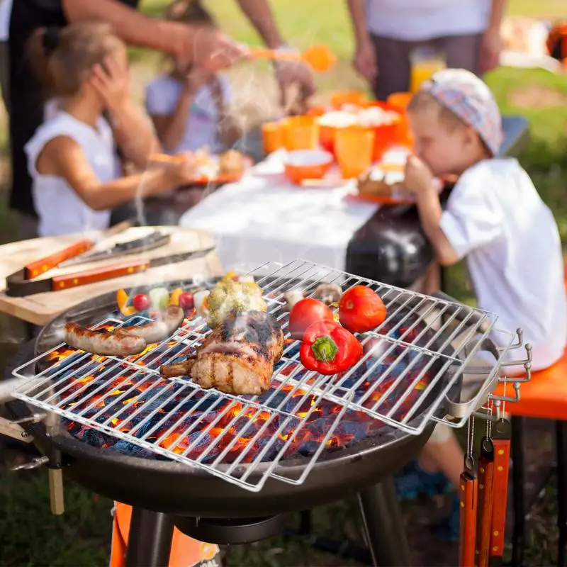 Уличная стойка для гриля уличная жарки решетка барбекю из нержавеющей стали