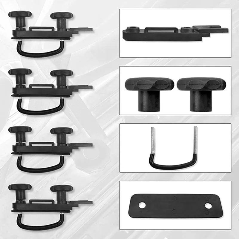 

Fan Yang Qi Mo Car Roof Box U-Bolt Clamps Mounting Fitting Kit for Car SUV RV Camper