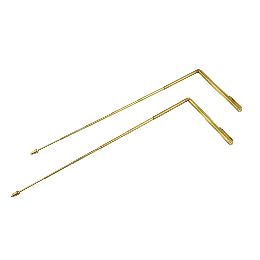 Паранормальные охотничьи лозоходные стержни для поиска вен, водные люди, 2 шт., 57 см, регулируемый доступ, латунные детекторы, высокое качество