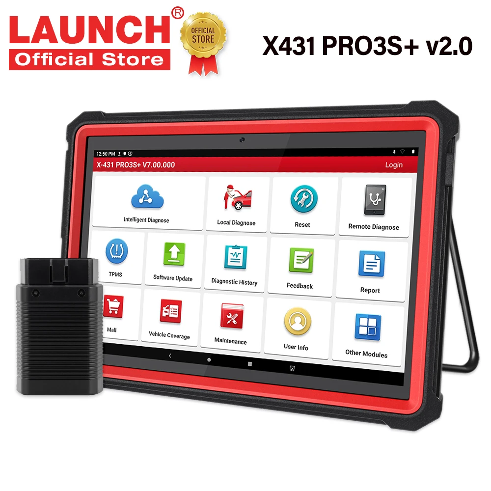 LAUNCH X431 PRO3S + Автомобильный профессиональный диагностический сканер OBD OBD2