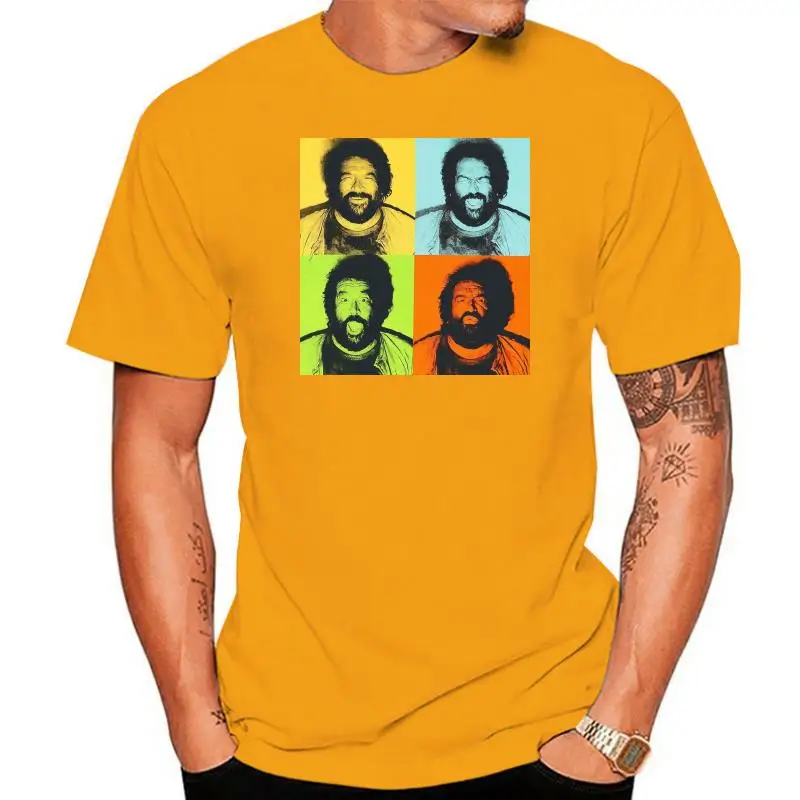 

Bud Spencer Camiseta Pop Art Men's / Women's T Shirt Men Tshirt Short Sleeve Cotton Casual Print T Shirt Men Harajuku