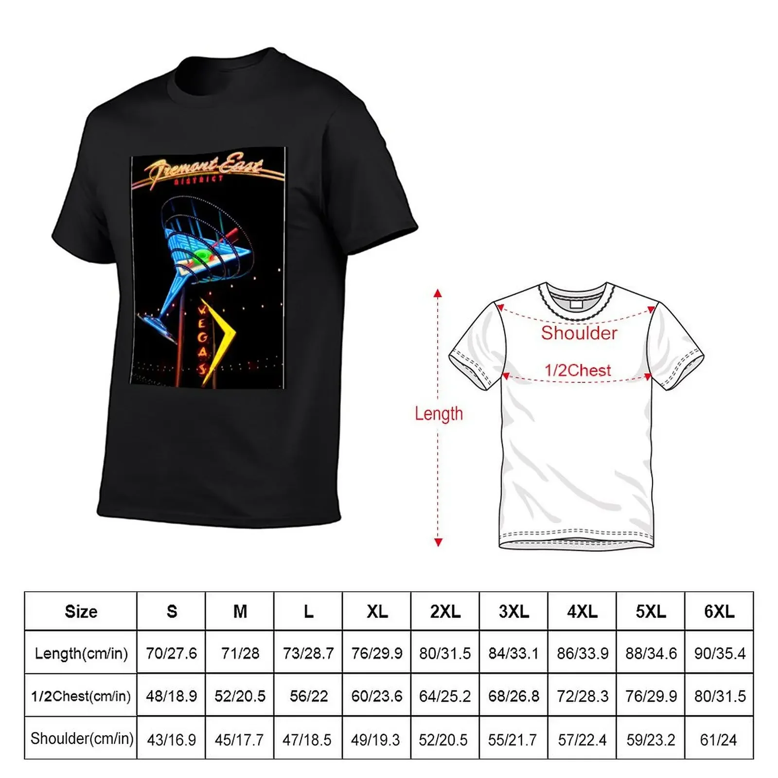 Fremont Street District T-Shirt anime clothes figures oversizeds men workout shirt