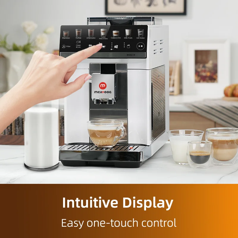 Автоматическая эспрессо-машина Mcilpoog M3 встроенный вспениватель молока и