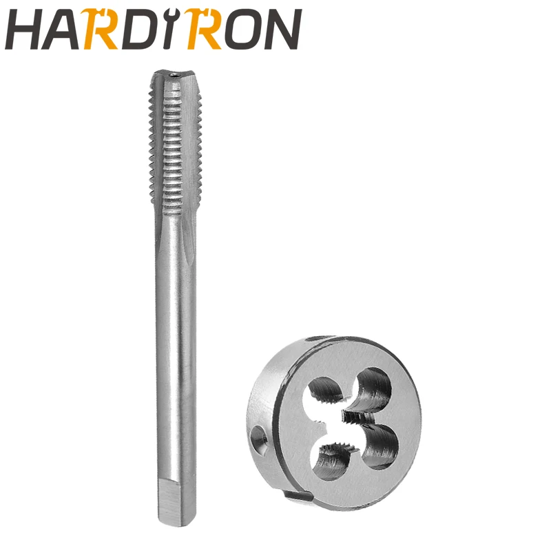 

Набор метчиков и матриц Hardiron 3/8"-24UNF для правой руки