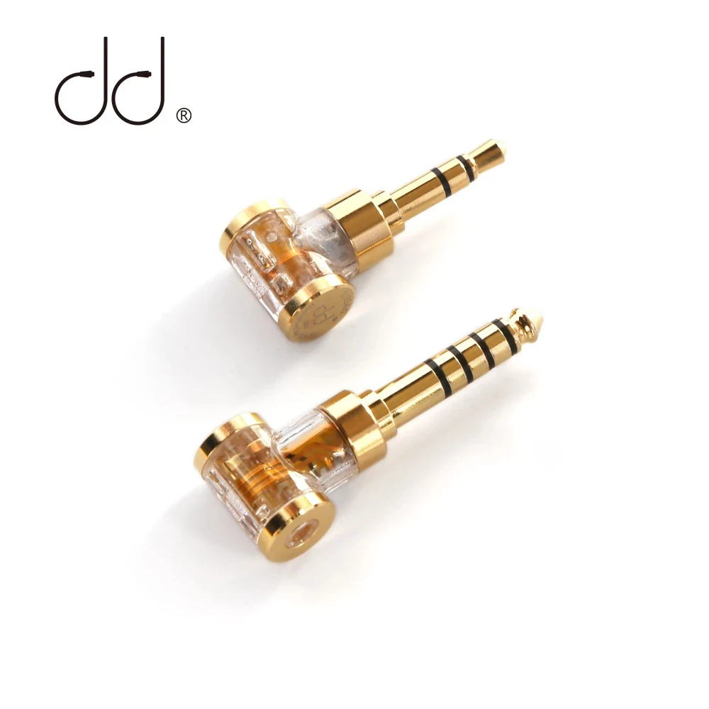 

DD ddHiFi DJ35AG/ DJ44AG 2.5mm Balanced Female to 3.5mm / 4.4mm Male Headphone Jack Adapter, Audio Converter for Earphone / DAP