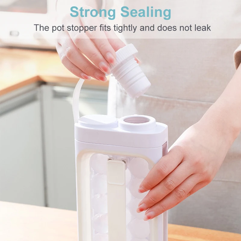 17 ice ball maker kitchen ice kettle bar accessories gadgets creative ice cube mold 2 in 1 multi function ice tubs with handle free global shipping