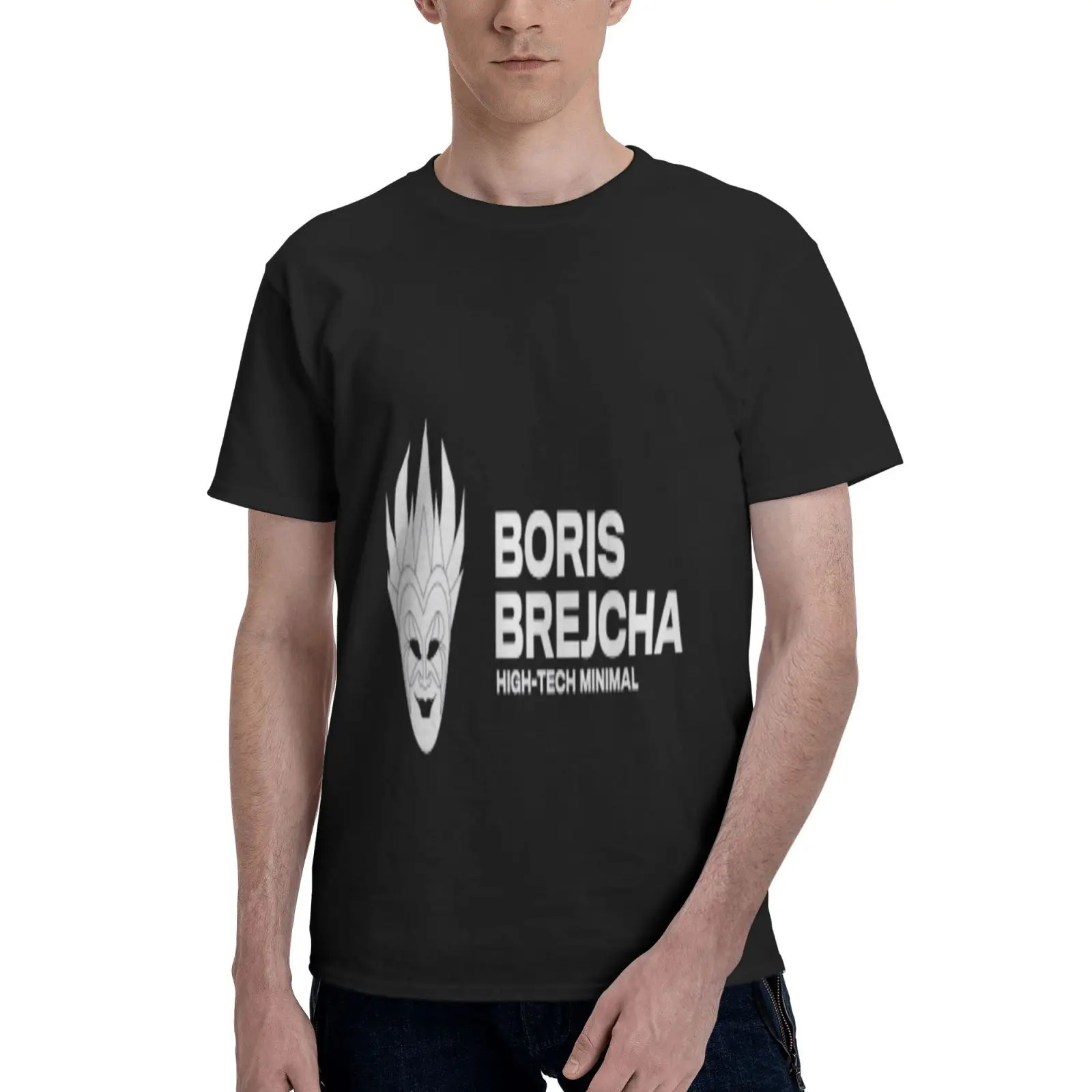 

Dj Boris Brejcha 1070 футболка оверсайз Мужская одежда Мужская хлопковая футболка гранж футболки мужские футболки с коротким рукавом топы