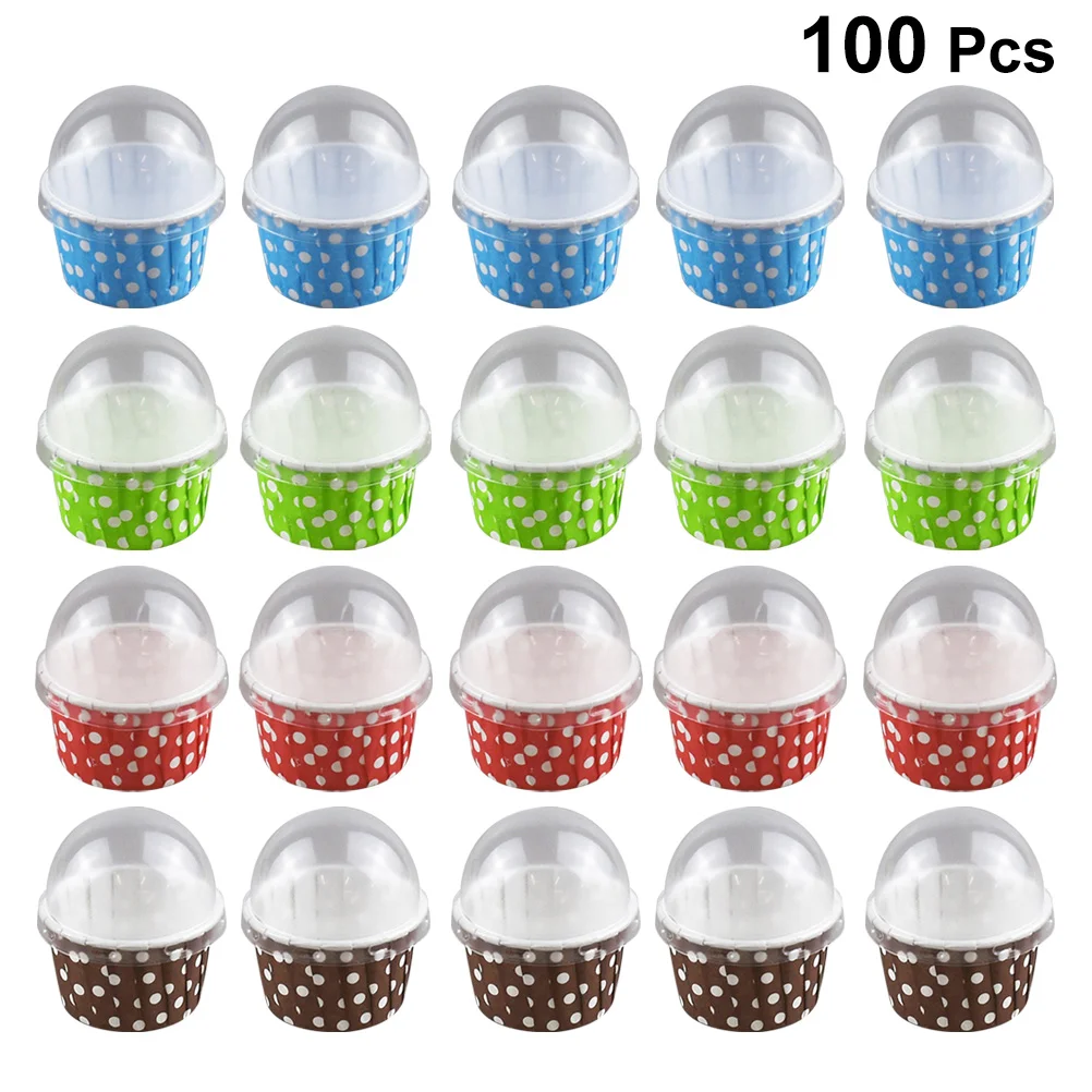 

100 шт., пластиковые обертки для печенья и десертов