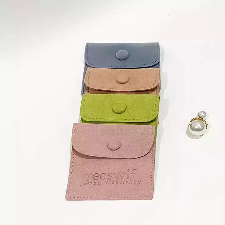 

50 шт., Пользовательский логотип, Подарочный чехол из микрофибры, замшевый чехол-конверт для ювелирных изделий