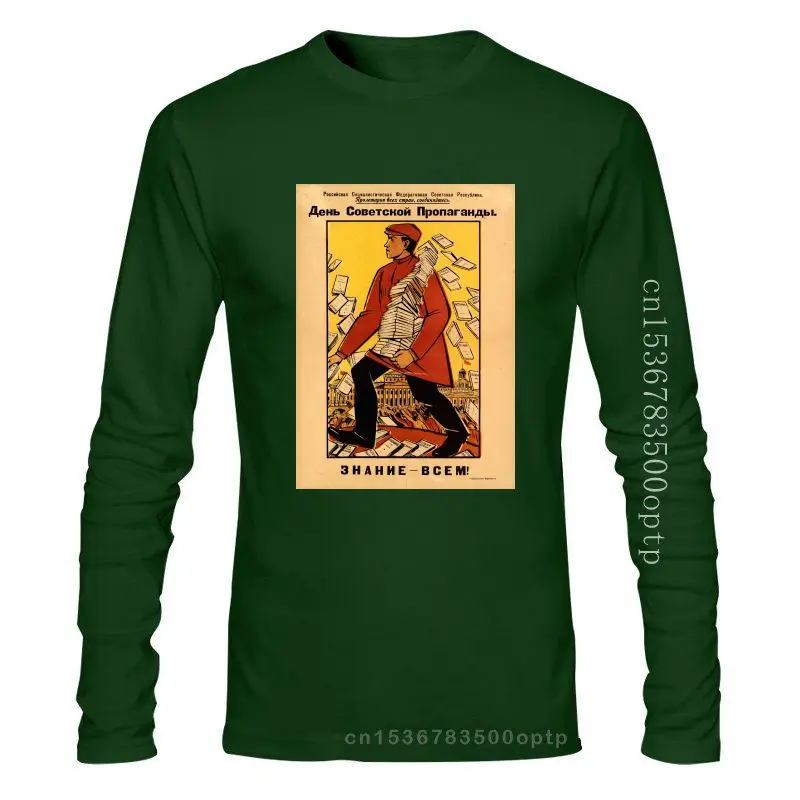 

2022 Man Clothing A Day Of The Soviet Propaganda. Soviet Posters T-shirt S To 5XL