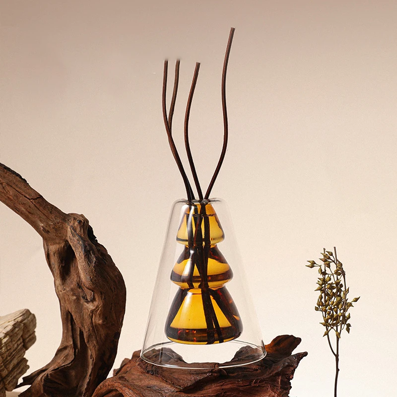 Двухслойный распылитель ароматерапии 1 шт. флакон из прозрачного стекла бутылки