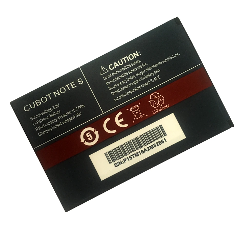 100 new original cubot note s battery 4150mah replacement backup battery for cubot note s cell phone free global shipping
