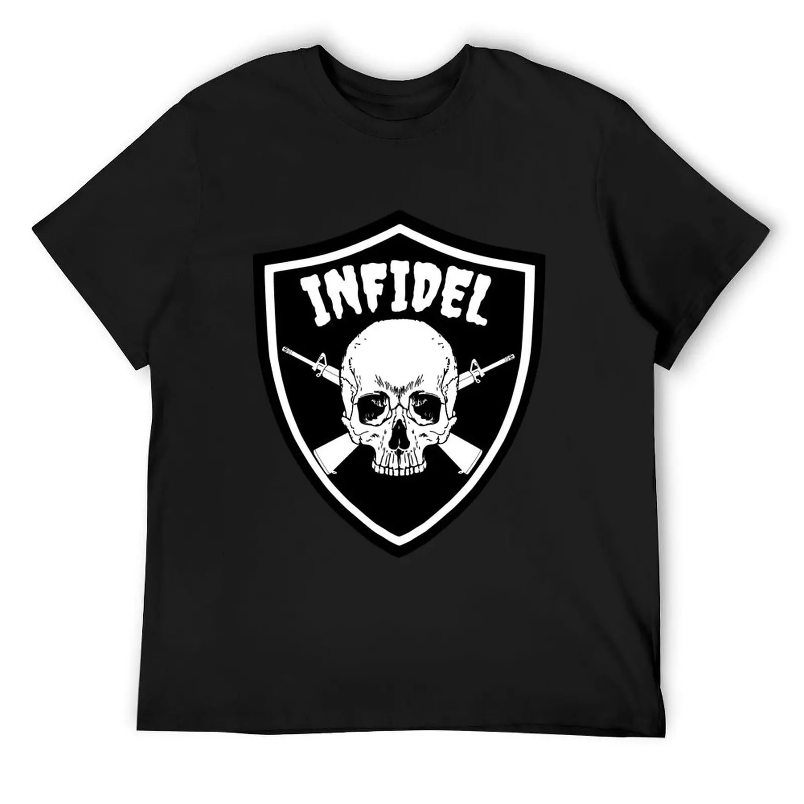 Белая футболка Infidel винтажная рубашка с аниме летние топы рубашки рисунком