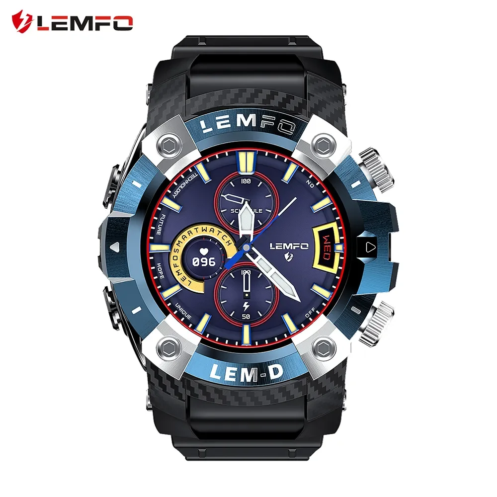 

2020 LEMD Smart Watch Wireless Bluetooth 5.0 Earphone 2 In 1 360*360 Full Touch HD Screen Sport Smartwatch Men For Android