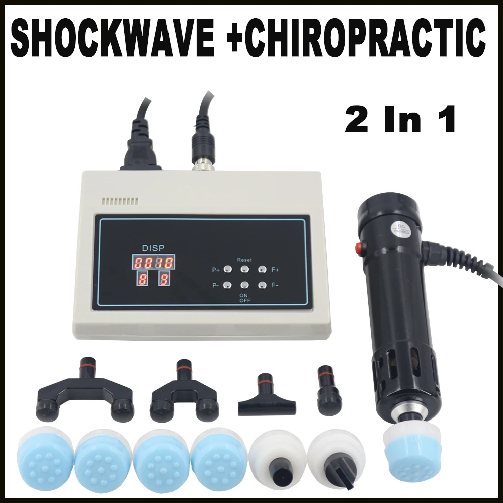 

Аппарат для ударно-волновой терапии и удаления боли в плечах, шее и коленях, 2 в 1, массажер для тела и хиропрактика, 180MJ