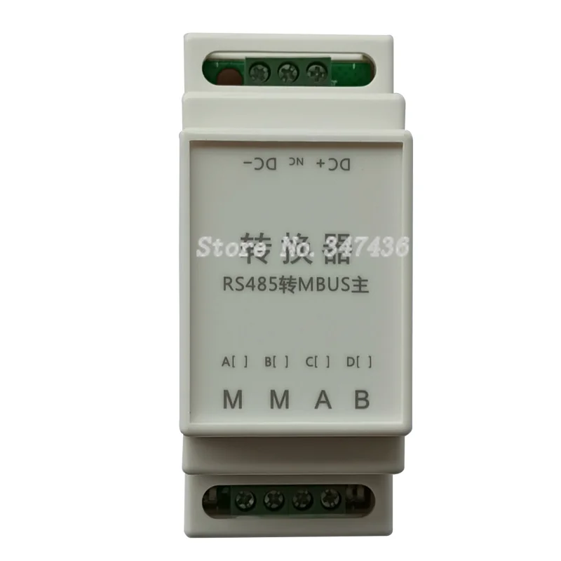 RS485 to MBUS Master Converter 10/30/50/80 Slaves, or RS-485 to M-Bus Slave, Transparent Transmission Module 19200 bps