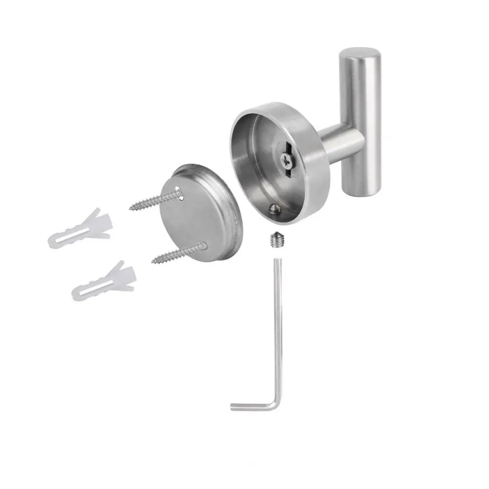 

Sturdy Screw Base Towel Bar Premium 304 Stainless Steel Bathroom Organizer Set Towel Bar Roll Paper Holder Coat Hat for Modern