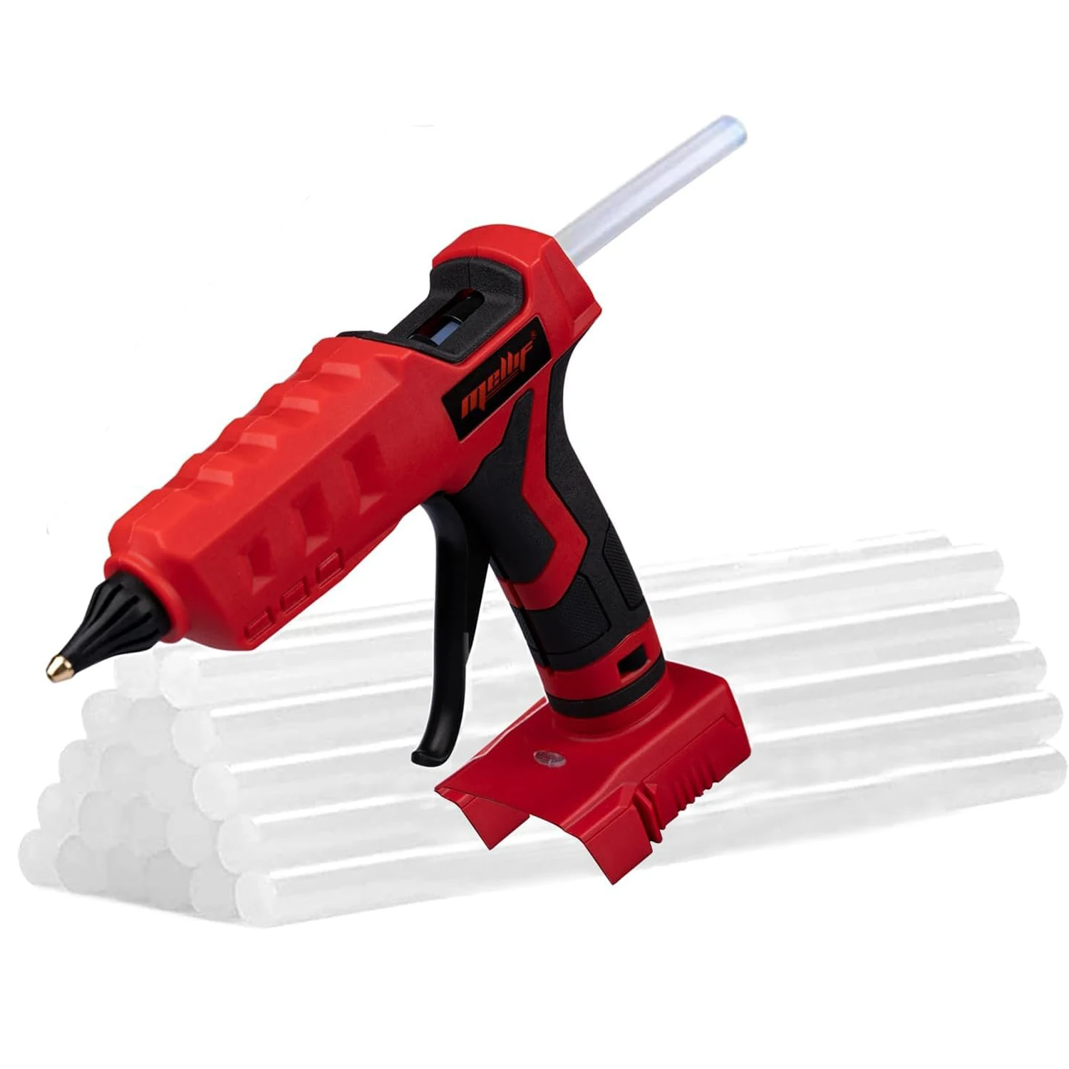 Беспроводной пистолет для горячего клея, совместимый с аккумулятором Milwaukee 18 В (только инструмент) с 20 клеевыми палочками для художественных ремесел, инструменты для ремонта своими руками