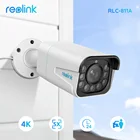 Reolink Smart 4K 8MP камера безопасности PoE 5X оптический зум 2-полосный звуковой прожектор Водонепроницаемая камера с RLC-811A обнаружения человекаавтомобиля