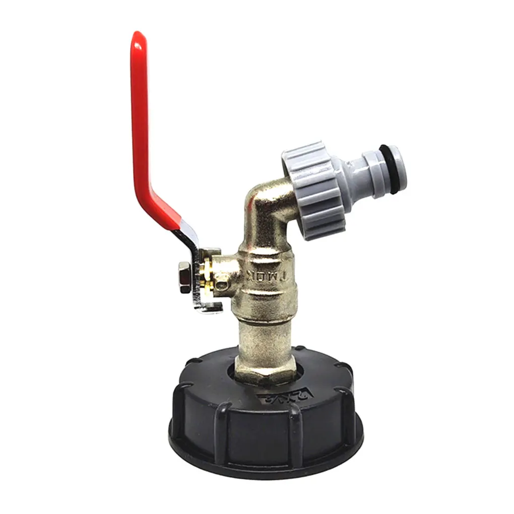 

1/2 Inch 3/4 Inch IBC Ball Spout Water Tap Rain Container Water Reservoir Dispenser Single Lever Brass Faucet