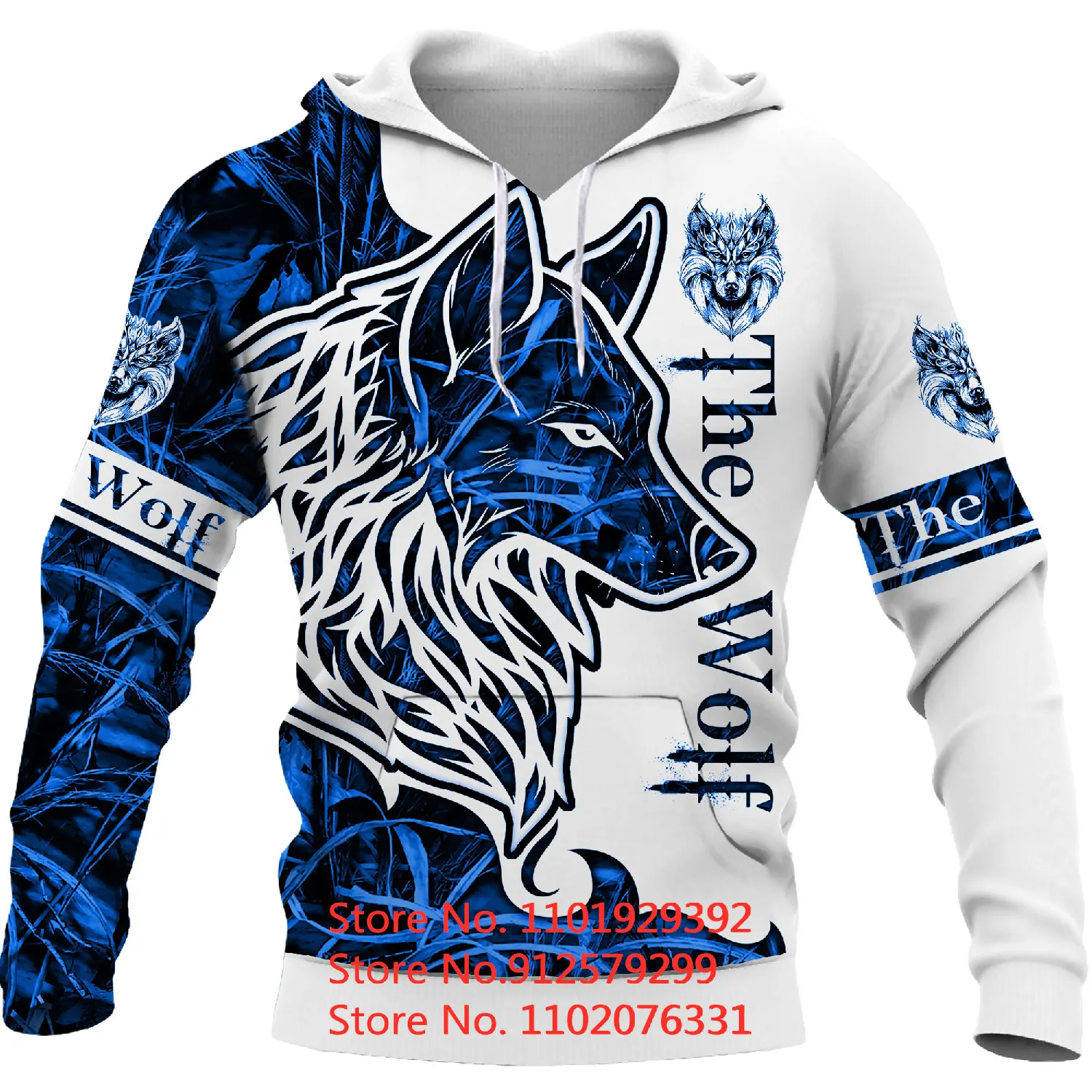 Harajuku Fashion Wolf 3D Hoodie Men/Women Printing Sweatshirts Funny Shirt Animal Printed Fashion Pullover