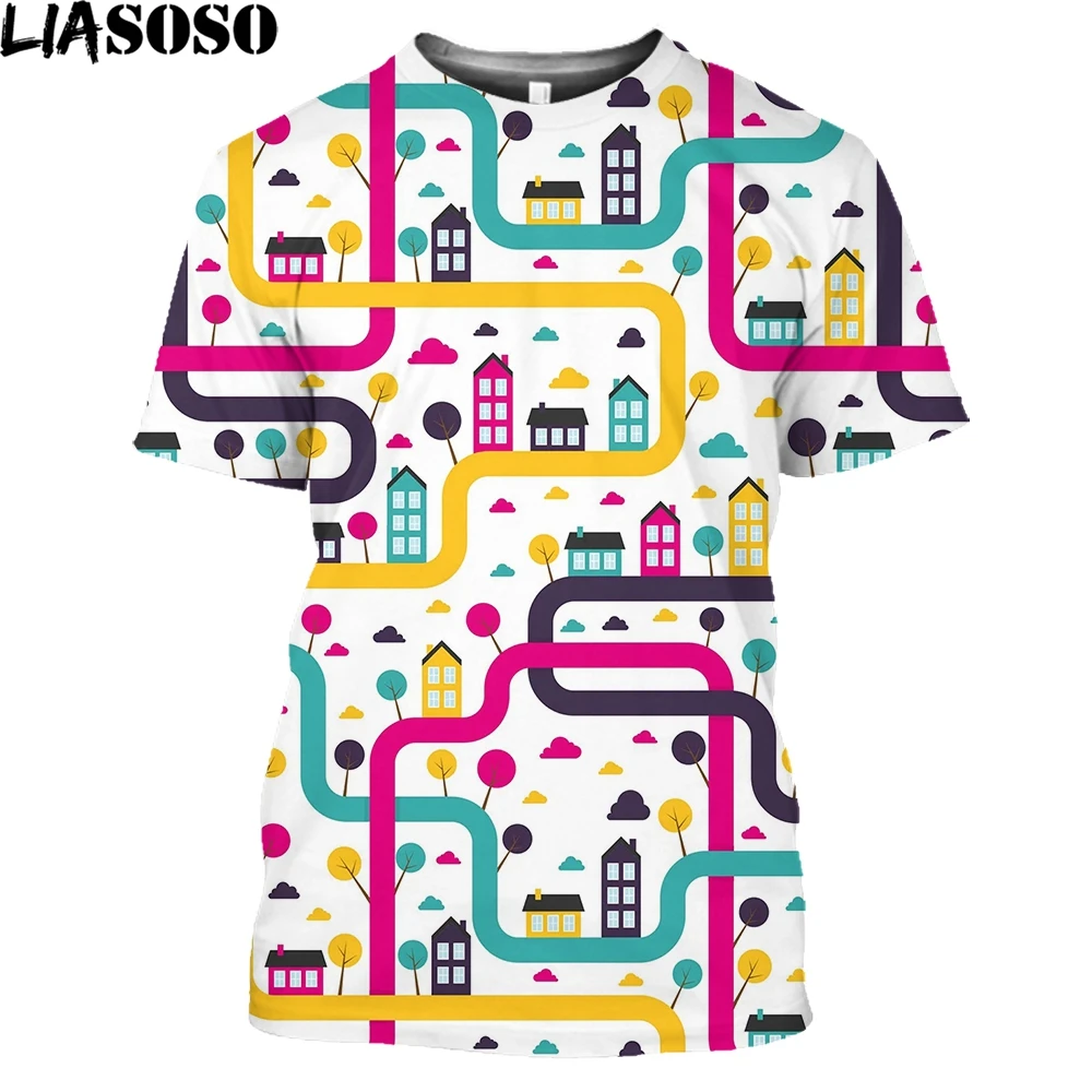 

Футболка Мужская/женская летняя повседневная с 3d принтом