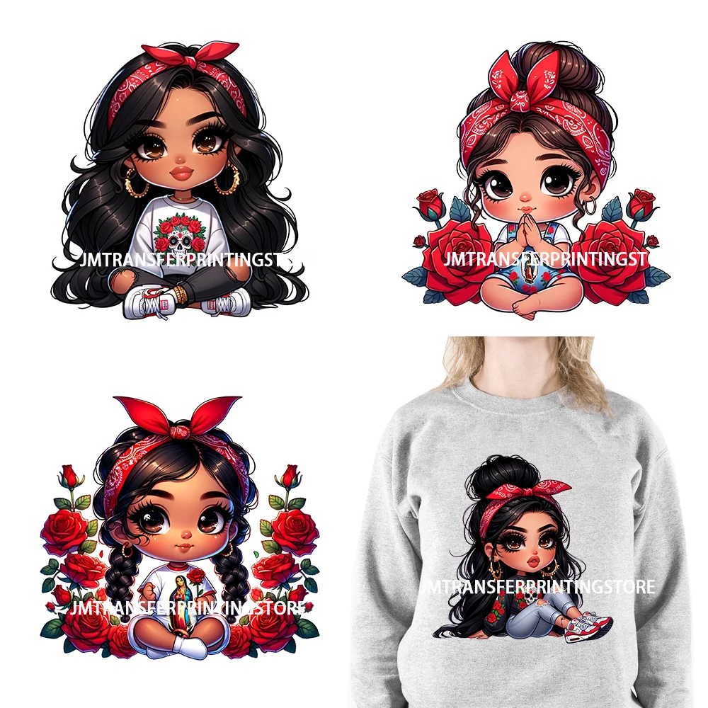Новинка красивый бант Chibi Chicana розовые для маленьких девочек латина принцесса