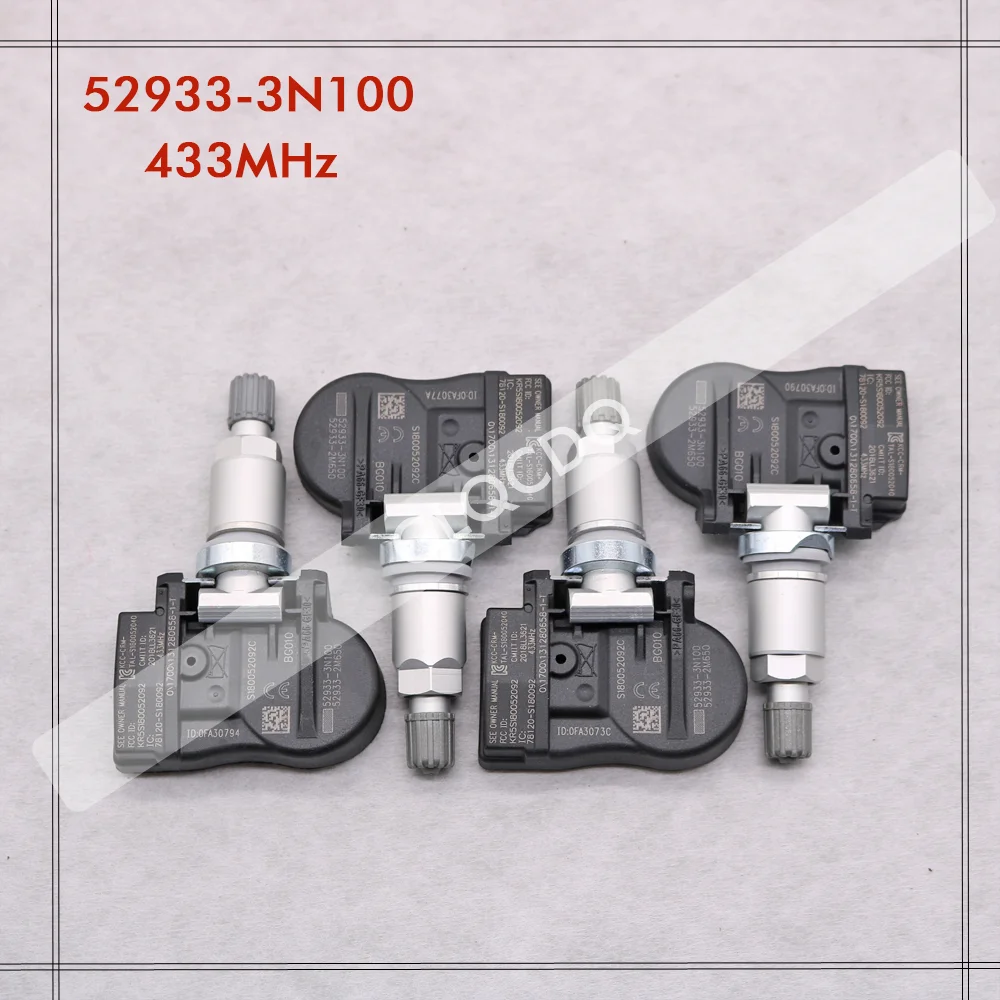 TMPS датчик давления в шинах HYUNDAI I30 (GD) TPMS 433 МГц 52933-3N100 52933-2M650 52933-B1100 для 2012 2013 2014 2015 2016