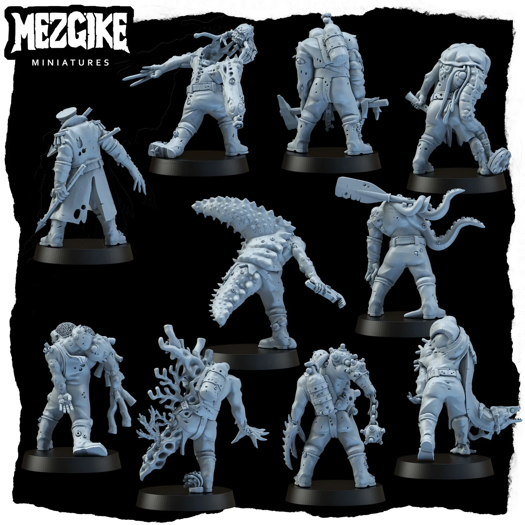 Rigwalkers, horde B, Миниатюра чумного монстра, Infested Proxy Figure, Pustulent Fighter, 3D-печатная модель, настольный Wargame TRPG (art.: 3920d0a183ad7) - 3920d0a183ad7